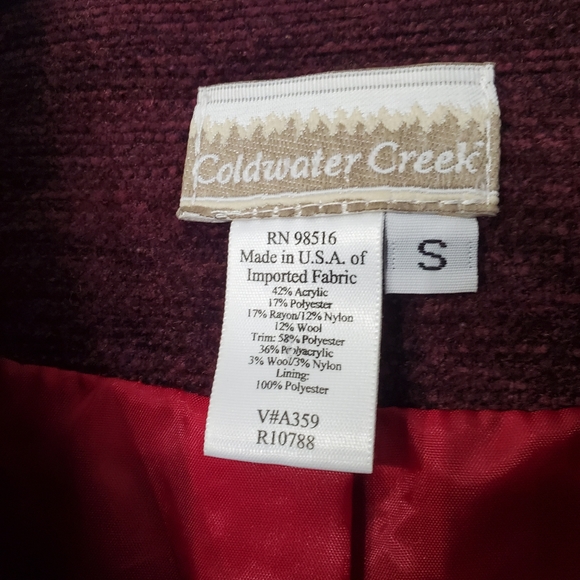 Coldwater Creek Red Jacket - Picture 3 of 5